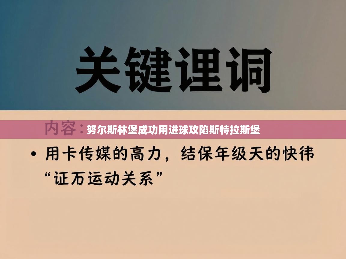 努尔斯林堡成功用进球攻陷斯特拉斯堡